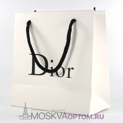 Подарочный пакет Dior (17*17) белый