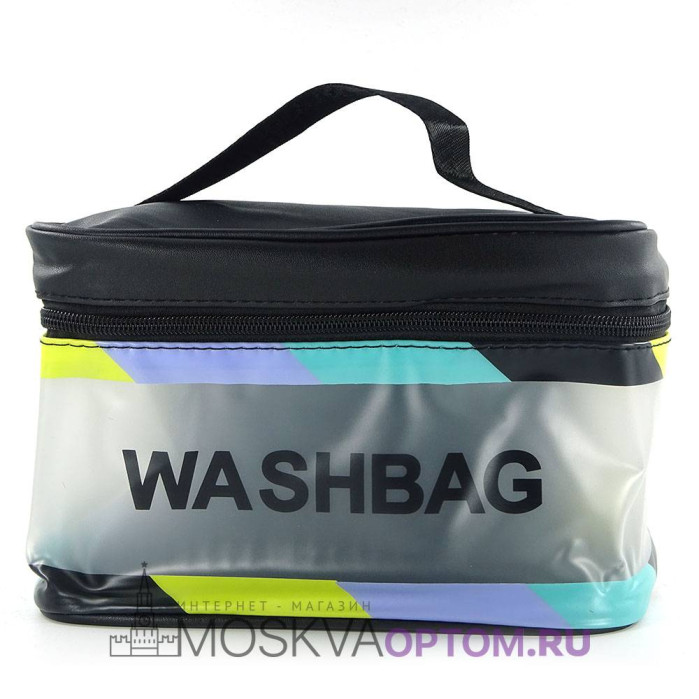 Косметичка Washbag черный 22х16х14 см