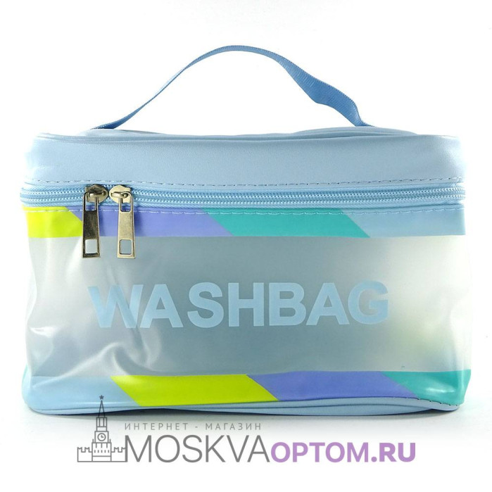 Косметичка Washbag светло-голубой 22х16х14 см