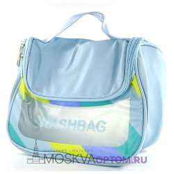 Косметичка Washbag светло-голубой 23х18х12 см