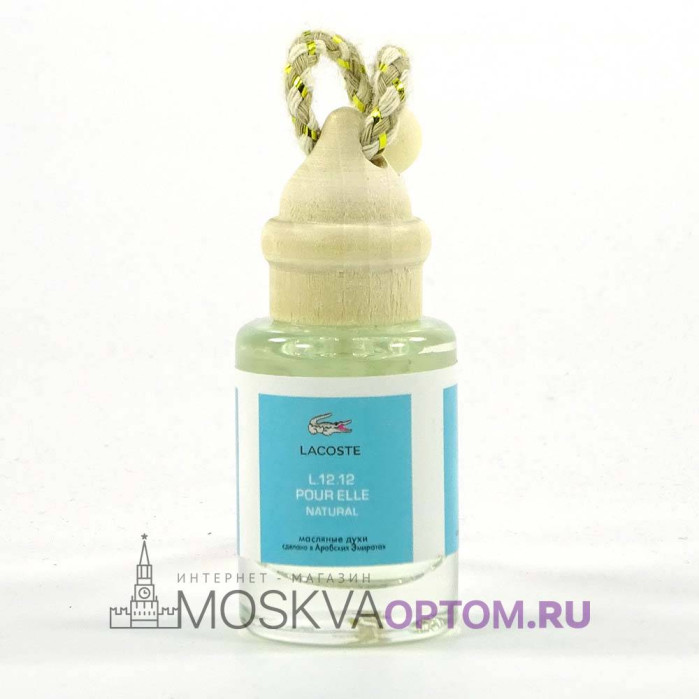 Круглый автопарфюм Lacoste L.12.12 Pour Elle Natural 12 ml