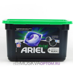 Капсулы для стирки Ariel PODs Все-в-1 + Revitablack (чёрный) 12 шт