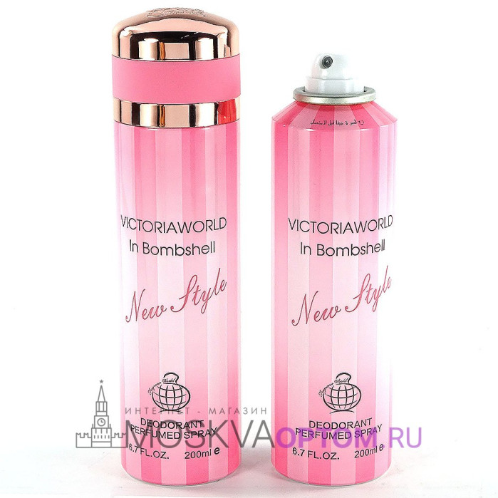 Дезодорант для тела VictoriaWorld In Bombshell New Style, 200 ml (ОАЭ)