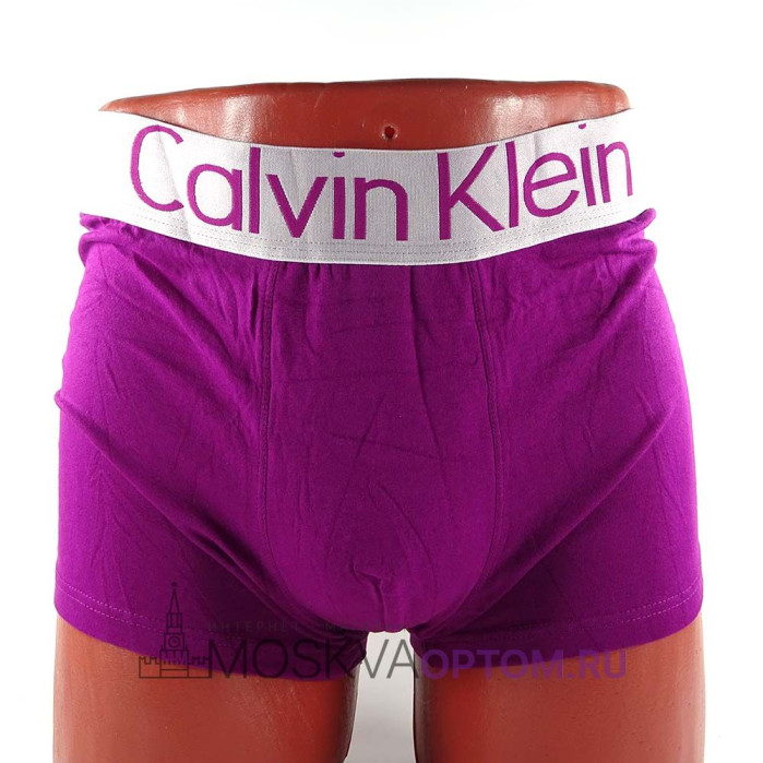 Мужское нижнее белье Calvin Klein Пурпурное (однотонное в ассортименте)