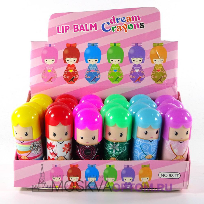 Бальзам для губ Dream Crayons Lip Balm-гигиеническая помада (24 шт)