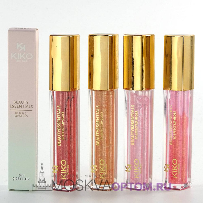 Блеск для губ Kiko Milano Beauty Essentials Lip Gloss (4 шт)