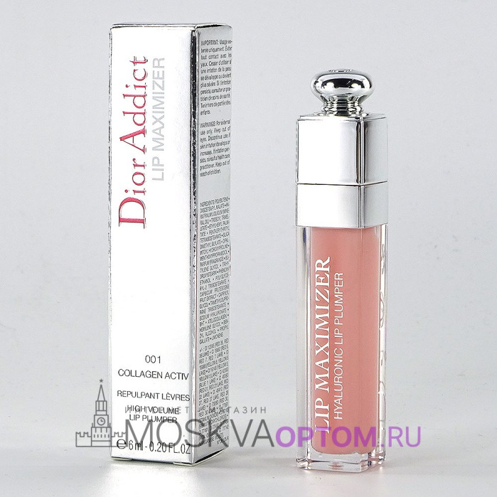 Блеск-плампер для губ Dior Addict Lip Maximizer, 6 ml (тон 001)