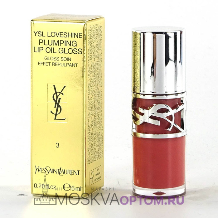 Масло-блеск для губ Yves Saint Laurent Loveshine Plumping Lip Oil Gloss, 6 ml (тон 3)