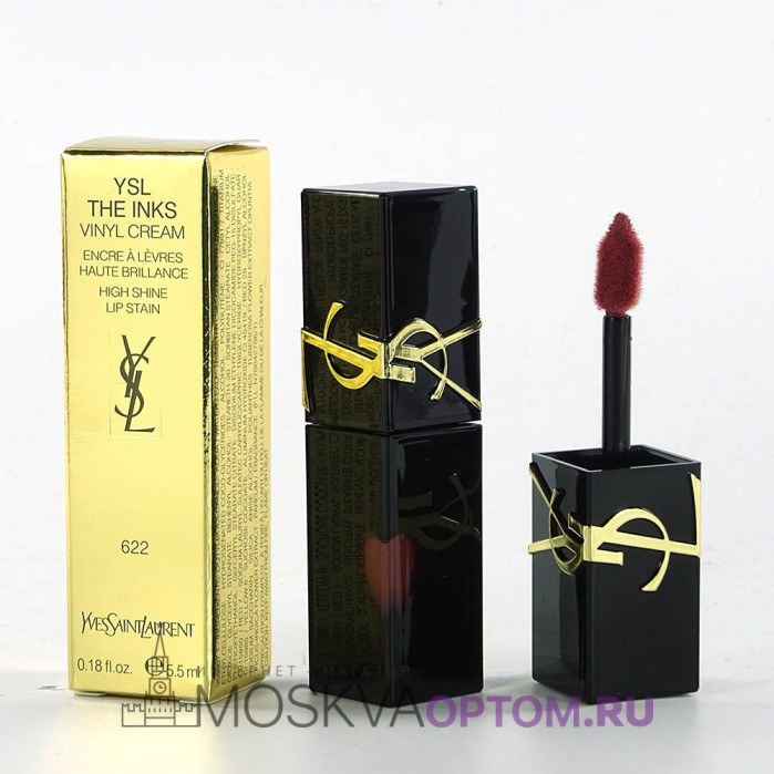 Блеск для губ Yves Saint Laurent  The Inks Vinyl Cream High Shine Lip Stain, 5.5 ml (тон 622)