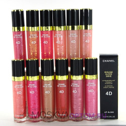 Блеск для губ Chanel Rouge Gloss Shine Lip Gloss 4D (MIX A), 12 шт