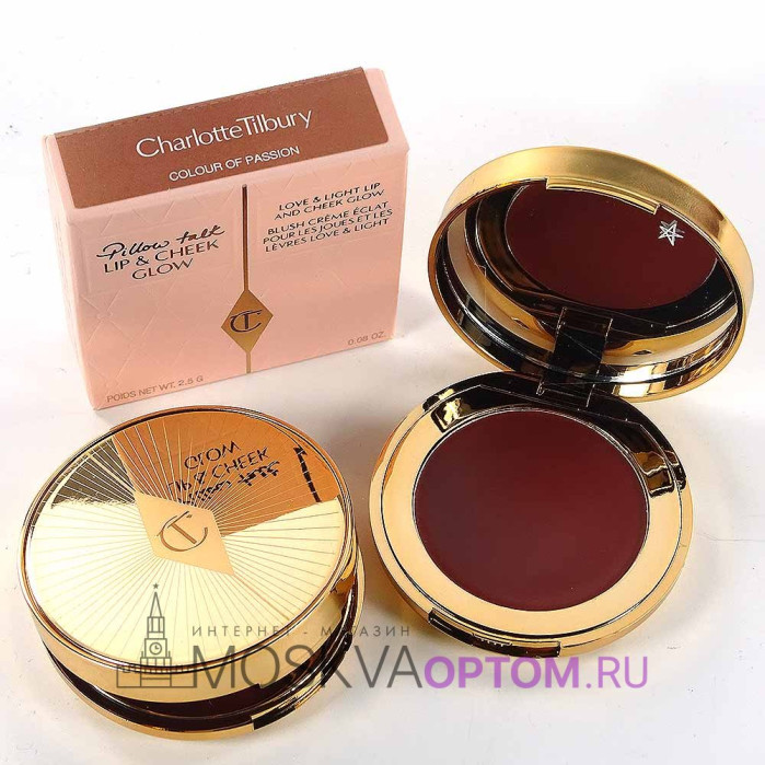 Кремовые румяна для губ и щек Charlotte Tilbury Pillow Talk Colour Of Passion