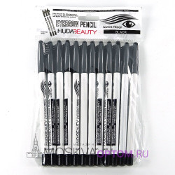 Водостойкие карандаши для бровей Huda Beauty EyeBrow Black (12 шт)