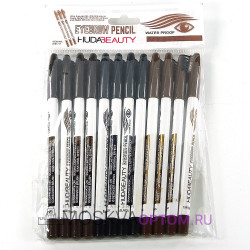 Водостойкие карандаши для бровей Huda Beauty EyeBrow (12 шт)