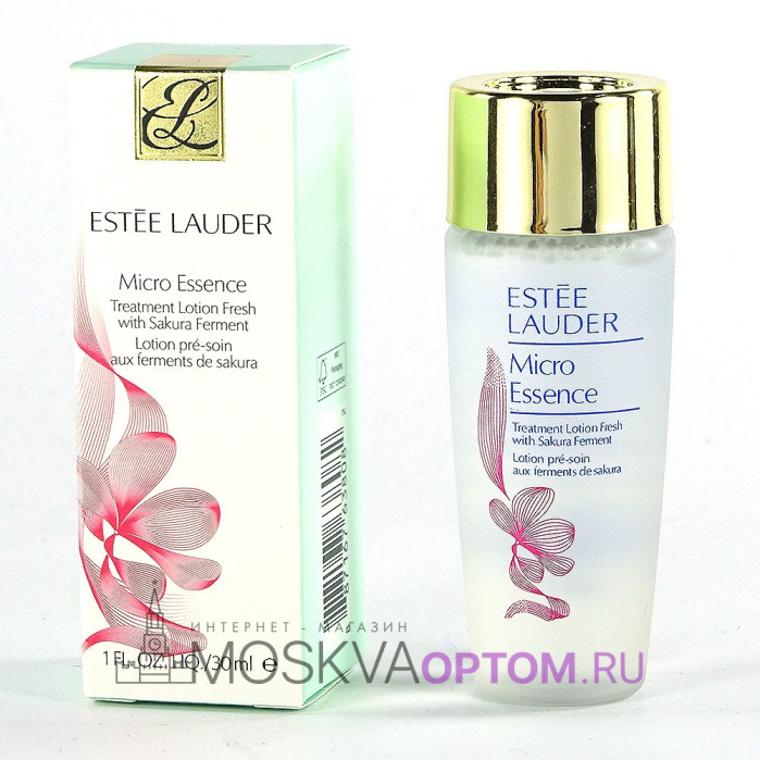 Ухаживающий лосьон с биоферментами Estee Lauder Micro Essence Treatment Lotion With Sakura Ferment, 30 ml