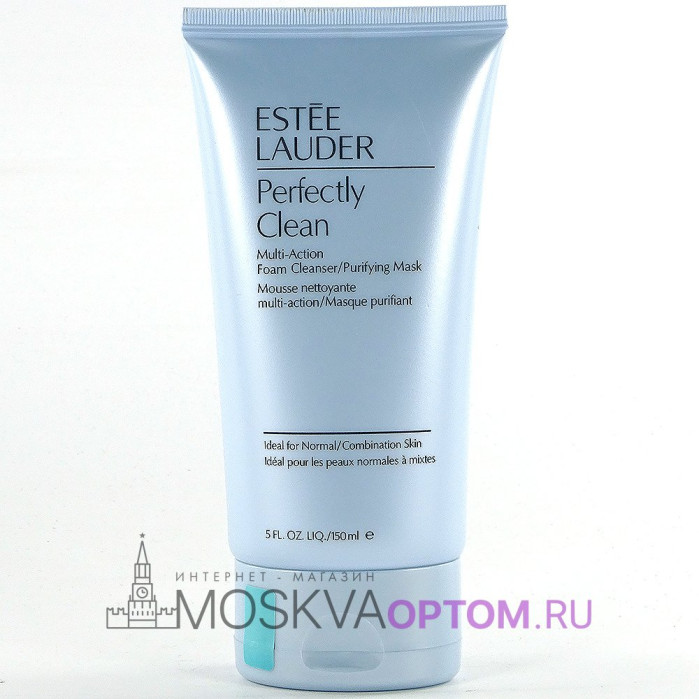 Крем для умывания + маска увлажняющая (2в1) Estee Lauder Perfectly Clean Multi-Action Creme Cleanser Moisture Mask, 150 ml