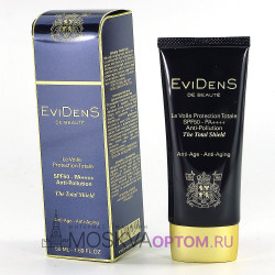 Солнцезащитный крем для лица EviDenS de Beauté Le Voile Protection Totale SPF 50 PA++++ Anti-Pollution, 50 ml