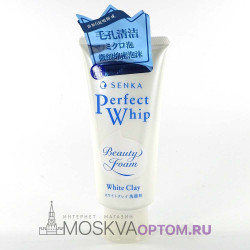Пенка для умывания Shiseido Senka Perfect Whip White Clay, 120 ml
