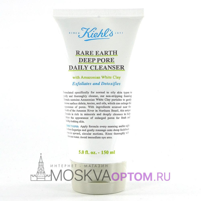 Средство для ежедневного очищения пор Kiehl's Rare Earth Deep Pore Daily Cleanser, 150 ml