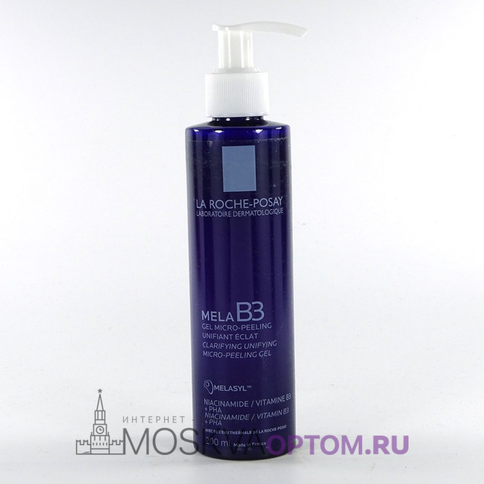 Очищающий гель-пилинг против пигментации La Roche-Posay Mela B3, 200 ml
