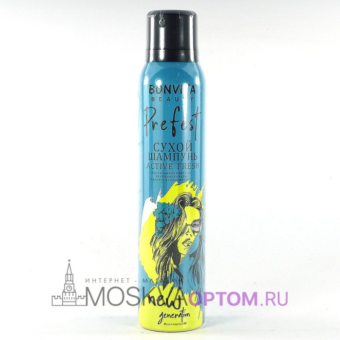 Сухой шампунь для волос Bonvita Beauty New Generation Active Fresh, 200 ml