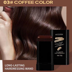 Долговечная парикмахерская щеточка для закрашивания седины Meidian Long-Lasting Hairdressing Wand (тон 03 Coffee Color)