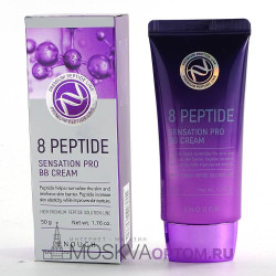 Тональный BB-крем для лица с пептидным комплексом ENOUGH 8 Peptide Sensation Pro BB Cream SPF 47,  50 g
