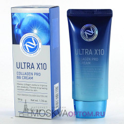 Увлажняющий тональный  BB-крем с коллагеном ENOUGH Premium Ultra X10 Collagen Pro BB Cream SPF 47,  50 g
