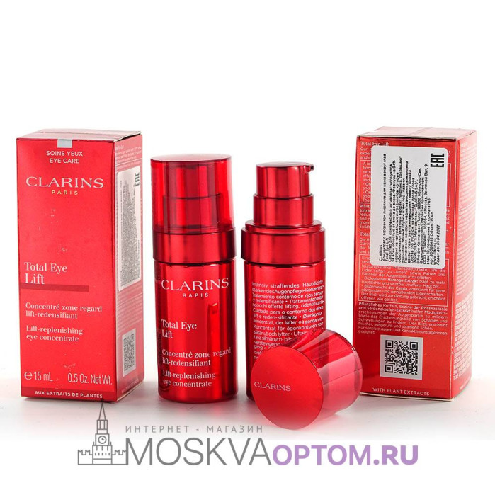 Концентрат с эффектом лифтинга для кожи вокруг глаз Clarins Total Eye Lift 15 ml