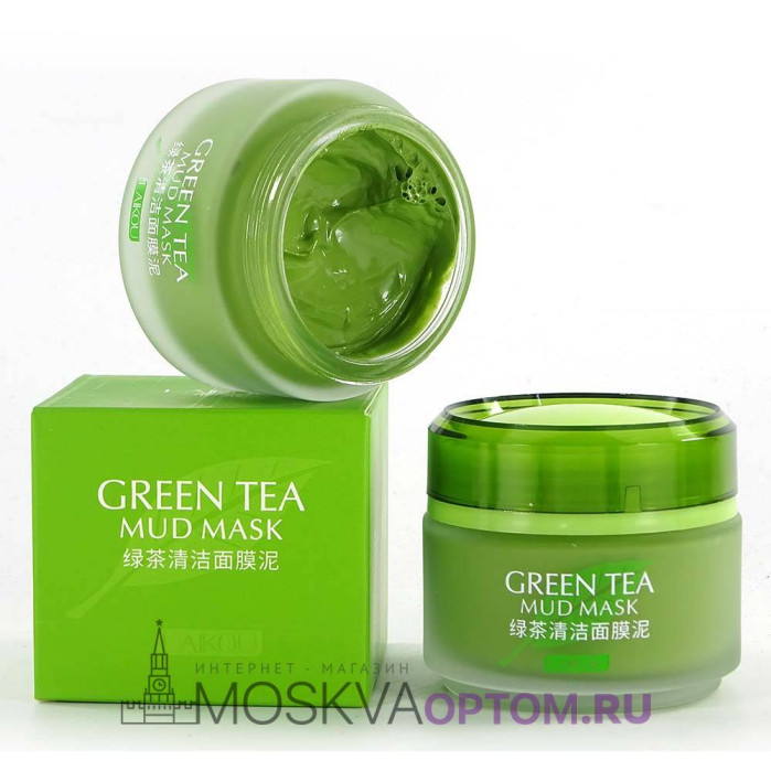 Маска для лица Laikou Green Tea Mud Mask