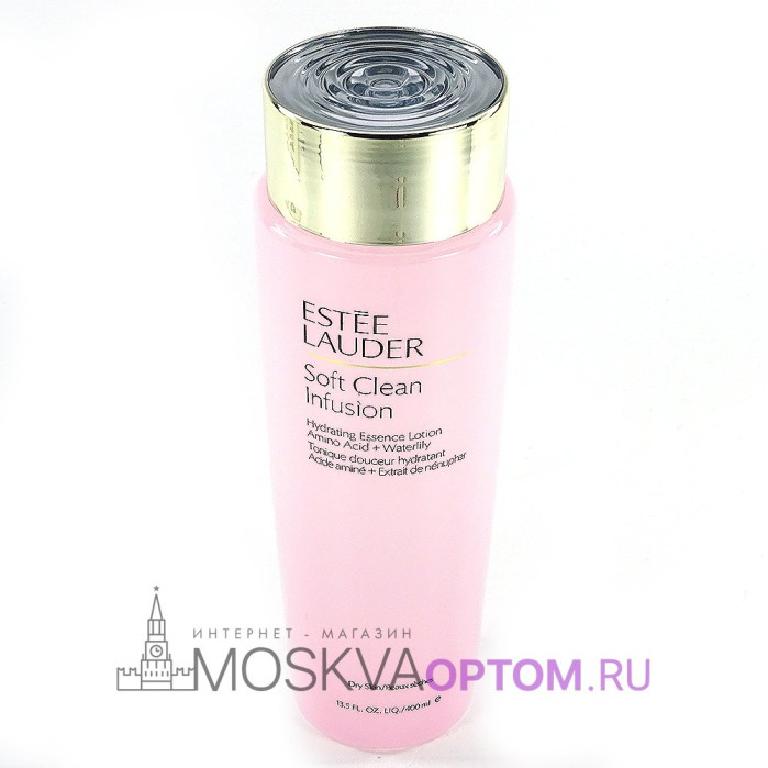 Увлажняющий тоник для лица с аминокислотами Estee Lauder Soft Clean Infusion Hydrating Essence Lotion, 400 ml