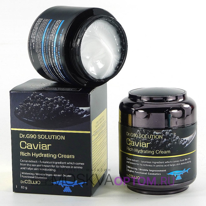 Крем для лица с экстрактом икры Dr.Cellio G90 Solution Caviar Rich Hydrating Cream, 85 g