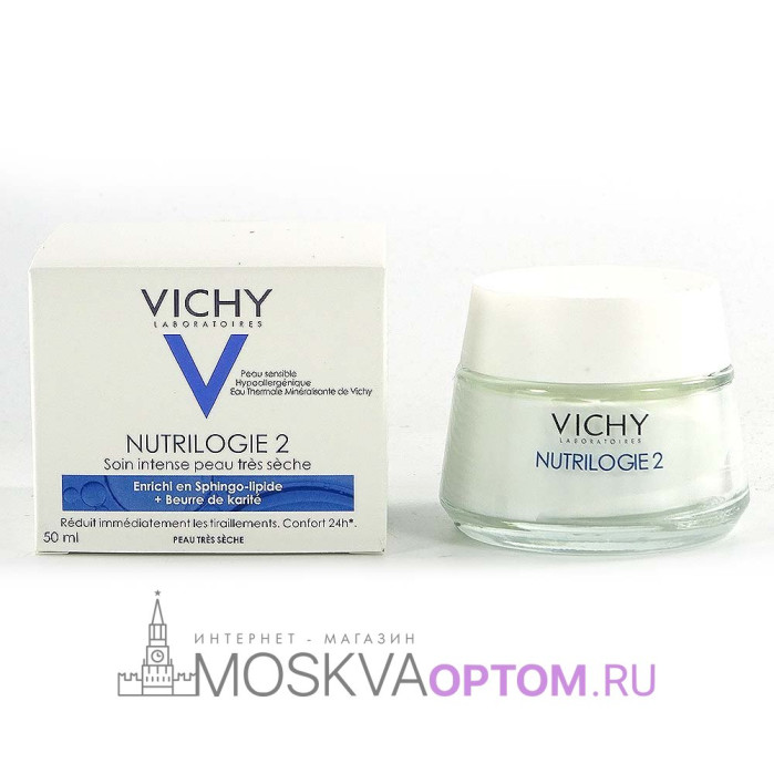 Kрем-уход глубокого действия для сухой кожи VICHY Nutrilogie 2, 50 ml