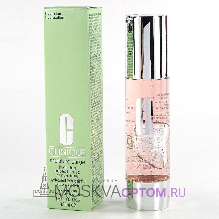 Увлажняющий гель для лица Clinique Moisture Surge Hydrating Supercharged Concentrate, 48 ml