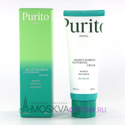 Барьерный восстанавливающий крем с пантенолом Purito Mighty Bamboo Panthenol Cream, 100 ml