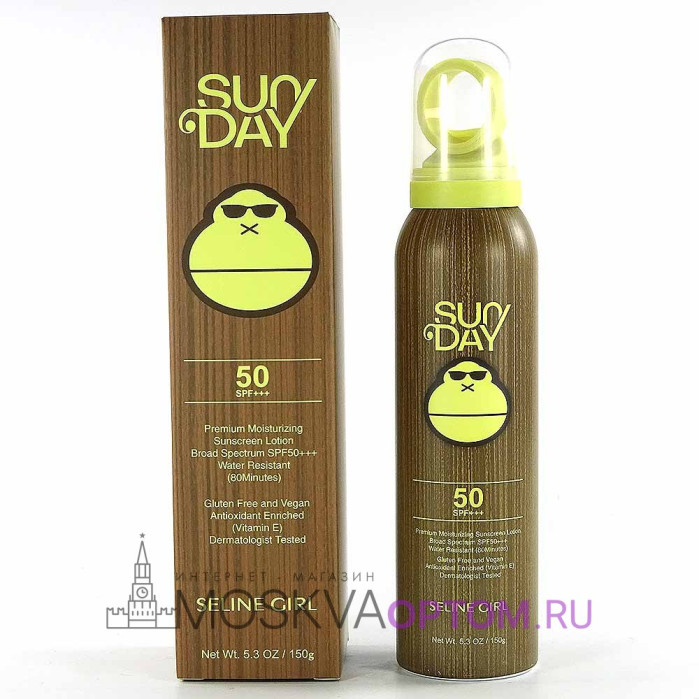 Солнцезащитный крем-спрей SELINE GIRL SPF 50+++, 150 g