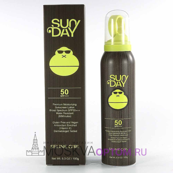 Солнцезащитный крем-спрей SELINE GIRL SPF 50+++, 150 g
