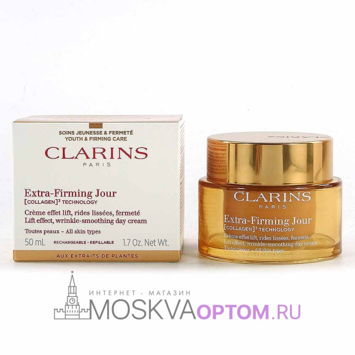 Регенерирующий дневной крем для лица Clarins Extra-Firming Jour Collagen Technology, 50 ml