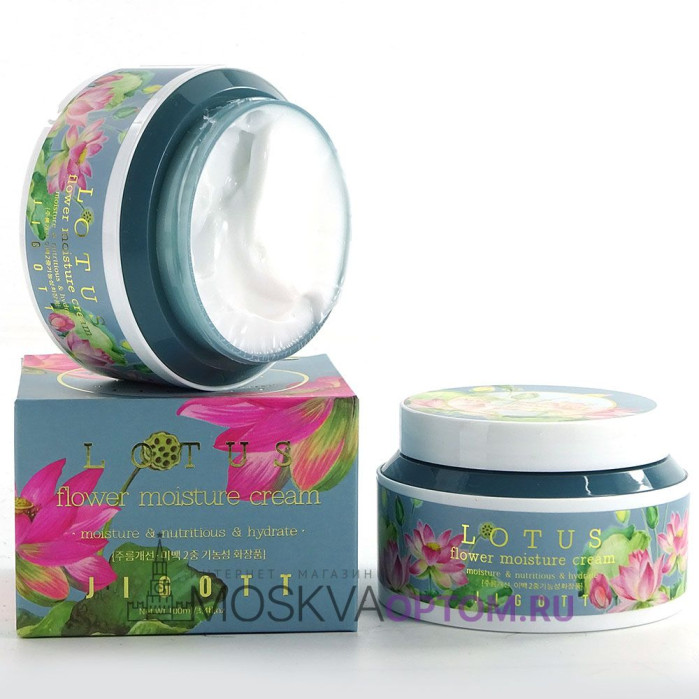 Увлажняющий крем для лица Jigott Lotus Flower Moisture Cream