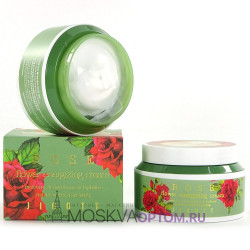 Увлажняющий крем для лица Jigott Rose Flower Energizing Cream с гиалуроновой кислотой