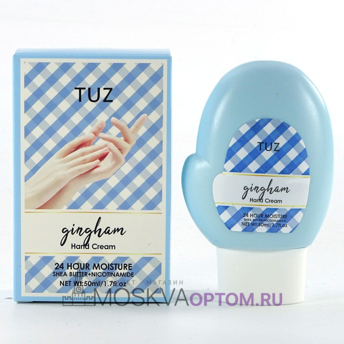 Крем для рук TUZ Gingham 24 Hour Moisture (Shea Butter + Nicotinamide)