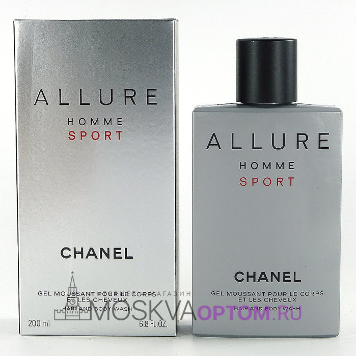 Парфюмированный гель для душа Chanel Allure Homme Sport, 200 ml (LUXE Евро)