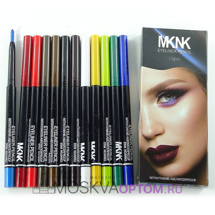 Косметические карандаши MKNK Eyeliner Pencil (12 шт.)