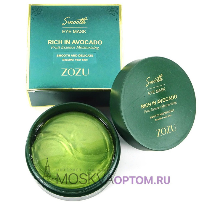 Гидрогелевые патчи с экстрактом авокадо Zozu Rich In Avocado Eye Mask 60 шт.
