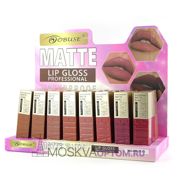 Губная помада Oobuse Matte Lip Gloss Professional (12 шт)