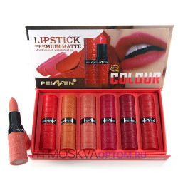 Губная помада Peinfen Color Lipstick Premium Matte (6 шт)