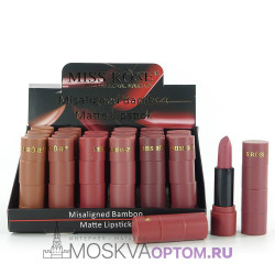 Губная помада Miss Rose Lipstick Matte Misaligned Bamboo (12 шт.)