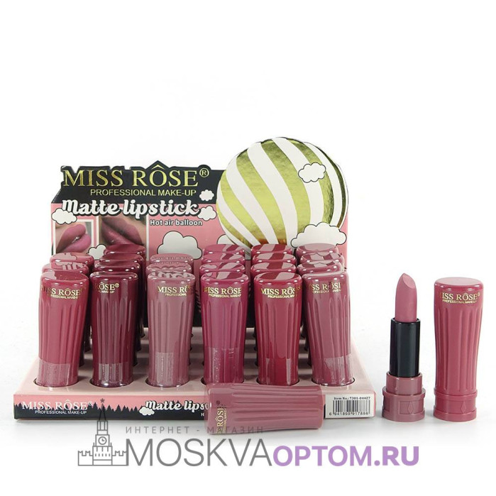 Губная помада Miss Rose Lipstick Matte Hote Air Balloon (12 шт.)