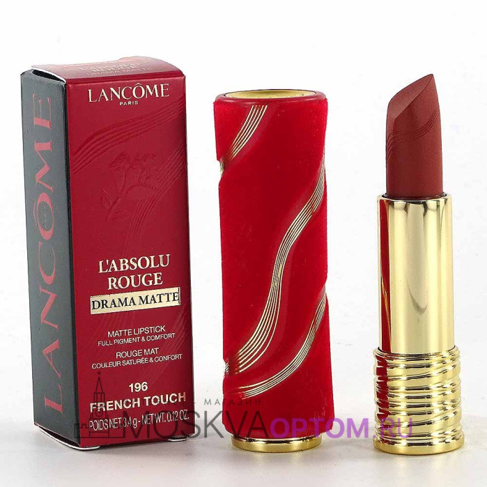 Губная помада Lancome L'Absolu Rouge Drama Matte (тон 196 French Touch)