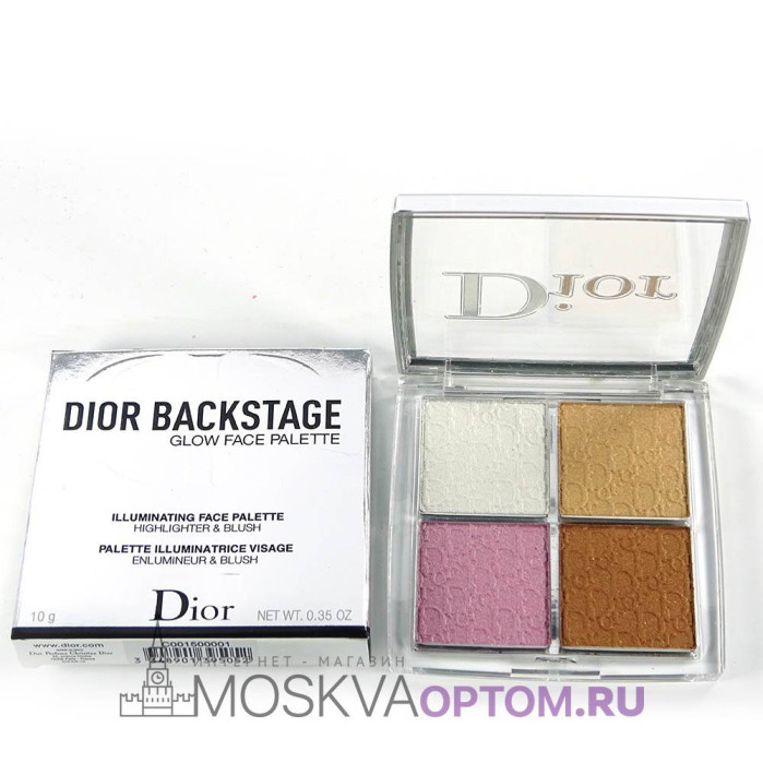 Палетка хайлайтеров Dior Backstage Glow Face Palette (номер 01)