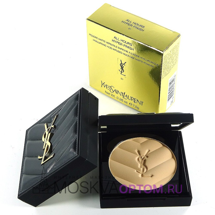 Пудра Yves Saint Laurent All Hours Hiper Finish (тон 01), 7.5 gr